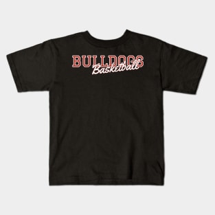 Bulldogs basketball design Kids T-Shirt